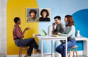 Hybrid team meeting using Owl